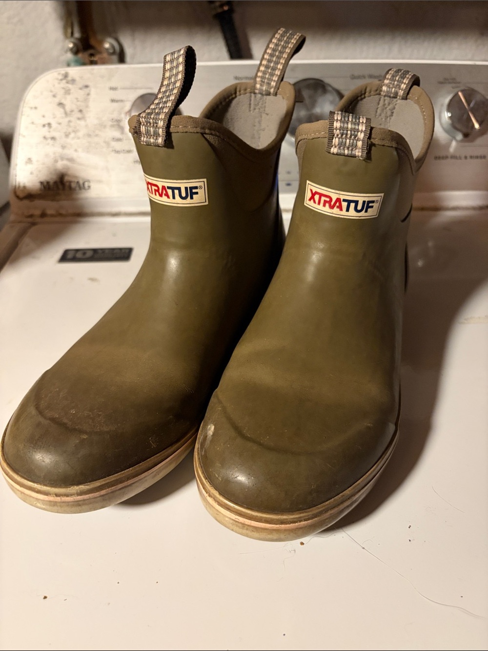 Women’s Olive Green Xtratuf Deck Boots